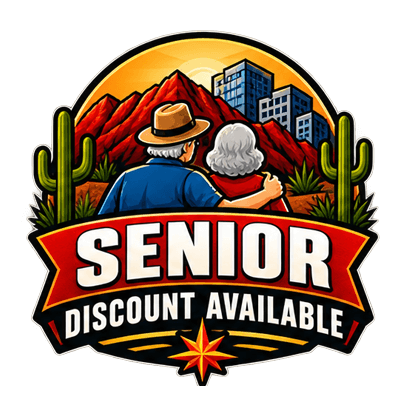 Senior discount badge